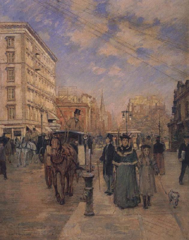 Theodore Robinson Fifth Avenue at Madison Square Germany oil painting art